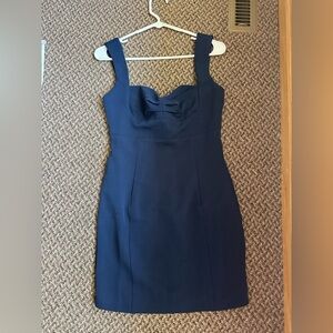 Runaway The Label Navy Blue Homecoming Dress
